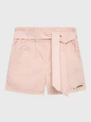 Spodenki damskie - Guess Szorty materiałowe K3GD02 WFBC0 Różowy Regular Fit - miniaturka - grafika 1