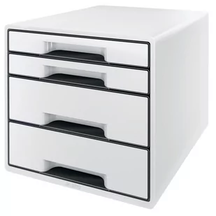 Leitz INNY Pojemnik Z Szufladami Wow Cube Czarny 135L362 4002432115471 - Półki na dokumenty - miniaturka - grafika 1