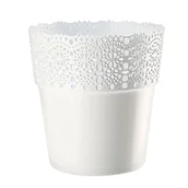 Donice - Osłonka BELLA 11,5 cm biały - miniaturka - grafika 1