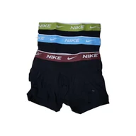 Majtki męskie - Bokserki męskie Nike Everyday Cotton Stretch Trunk 3 pary - miniaturka - grafika 1