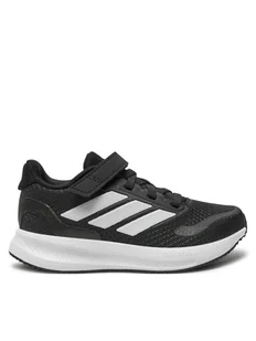 adidas Sneakersy Runfalcon 5 IE8574 Czarny - Buty dla dziewczynek - miniaturka - grafika 1