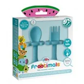 Zestawy naczyń dla dzieci - Zestaw łyżeczka i widelec Frootimals Melany Melephant FT00002 Kids Euroswan - miniaturka - grafika 1