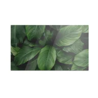 Deski do krojenia - Szklana deska kuchenna HOMEPRINT Zielone liście tropikalne 60x52 cm - miniaturka - grafika 1