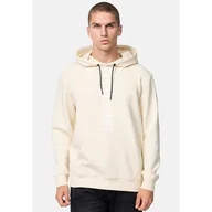 Bluzy męskie - Lonsdale Galmoy męska bluza z kapturem, piaskowy/off-white/black, M, 117465 - miniaturka - grafika 1