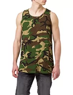 Koszulki męskie - JP 1880 Męskie duże rozmiary duże rozmiary Menswear L-8XL Tank Top, kamuflaż, bez rękawów 748283, oliwkowy, XXL - miniaturka - grafika 1