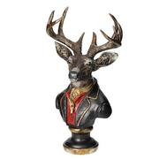 Figurki dekoracyjne - Dekoracja Lord Deer 30x22x58cm - miniaturka - grafika 1