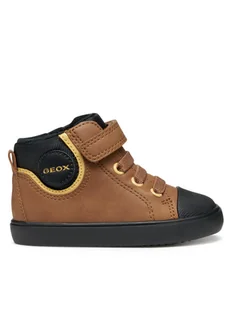 Geox Sneakersy B Gisli B461NC 0MEFU CR69B Brązowy - Buty dla chłopców - miniaturka - grafika 1