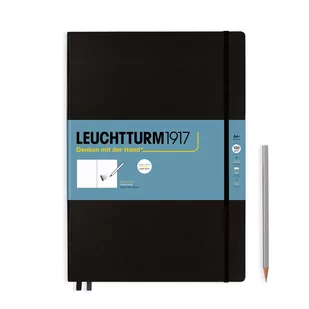 Leuchtturm1917, szkicownik Master, A4+, czarny - Podobrazia, bloki, papiery - miniaturka - grafika 1