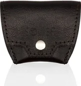 Portfele - Solier Skórzana bilonówka, portfel na monety SOLIER S CIEMNY BRĄZ ALINA - miniaturka - grafika 1