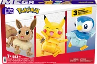 Klocki - Mega Pokemon - Trio Pokemonów do zbudowania 3-pak - miniaturka - grafika 1