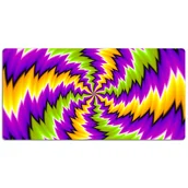 Podkładki na biurko - Mata z nadrukiem na biurko Abstrakcja wir 120x60 cm, Dywanomat - miniaturka - grafika 1