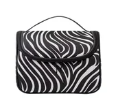 Kosmetyczki, organizery i kuferki - ECARLA KOSMETYCZKA ROZKŁADANA KUFEREK ZEBRA - miniaturka - grafika 1