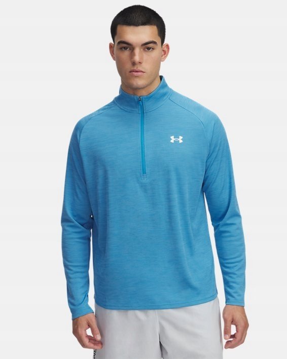 KOSZULKA TRENINGOWA MĘSKA UNDER ARMOUR SZYBKOSCHNĄCA LEKKA UA TECH ZIP XXL