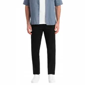 Spodnie męskie - Spodnie męskie chino SLIM FIT czarne V4 OM-PACP-0186 XL - miniaturka - grafika 1