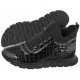 Sneakersy damskie - Sneakersy Czarne 0230 501 BLACK (VE567-a) Venezia - miniaturka - grafika 1