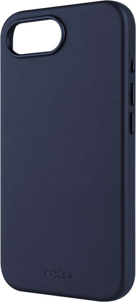 Etui na telefon iPhone SE 2025, Fixed MagLeather z MagSafe, ciemnoniebieskie