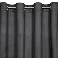 Zasłony - Zasłona Velvet Angelina 140 x 250 Przelotka Czarny - miniaturka - grafika 1