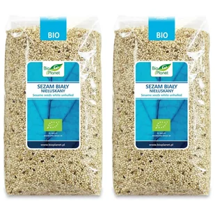 Bio Planet Sezam biały niełuskany Zestaw 2 x 1 kg Bio - żywność - Zdrowa żywność - miniaturka - grafika 1