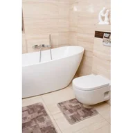 Dywaniki łazienkowe - Komplet dywaników łazienkowych MILANO 2 częściowy - miniaturka - grafika 1