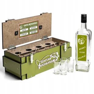 Prezent dla wędkarza na 18-99 urodziny Zestaw na alkohol dla Taty Kolegi - Zestawy upominkowe - miniaturka - grafika 1