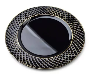 AffekDesign Czarny podtalerz 9440OJ 9440OJ SAM one size - Talerze - miniaturka - grafika 1