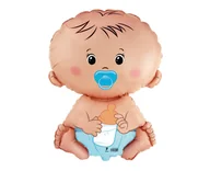 Balony i akcesoria - Balon foliowy, Bobas Chłopiec, 24" - miniaturka - grafika 1