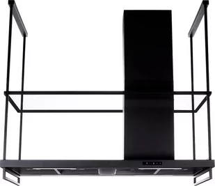 Okap przyścienny BERG FRAME 120 BLACK (czarny) | 800 m3/h + pilot (FRAOPKLDBK1201) ____PYTAJ_o____RABAT____na _produkty_BERG_____|__raty|0%__|__info: 226674000___ - Okapy kuchenne - miniaturka - grafika 1