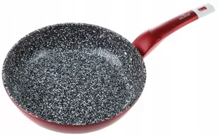 Patelnia Granitowa Czerwona 22cm Indukcja Gaz 9254 - Patelnie - miniaturka - grafika 1