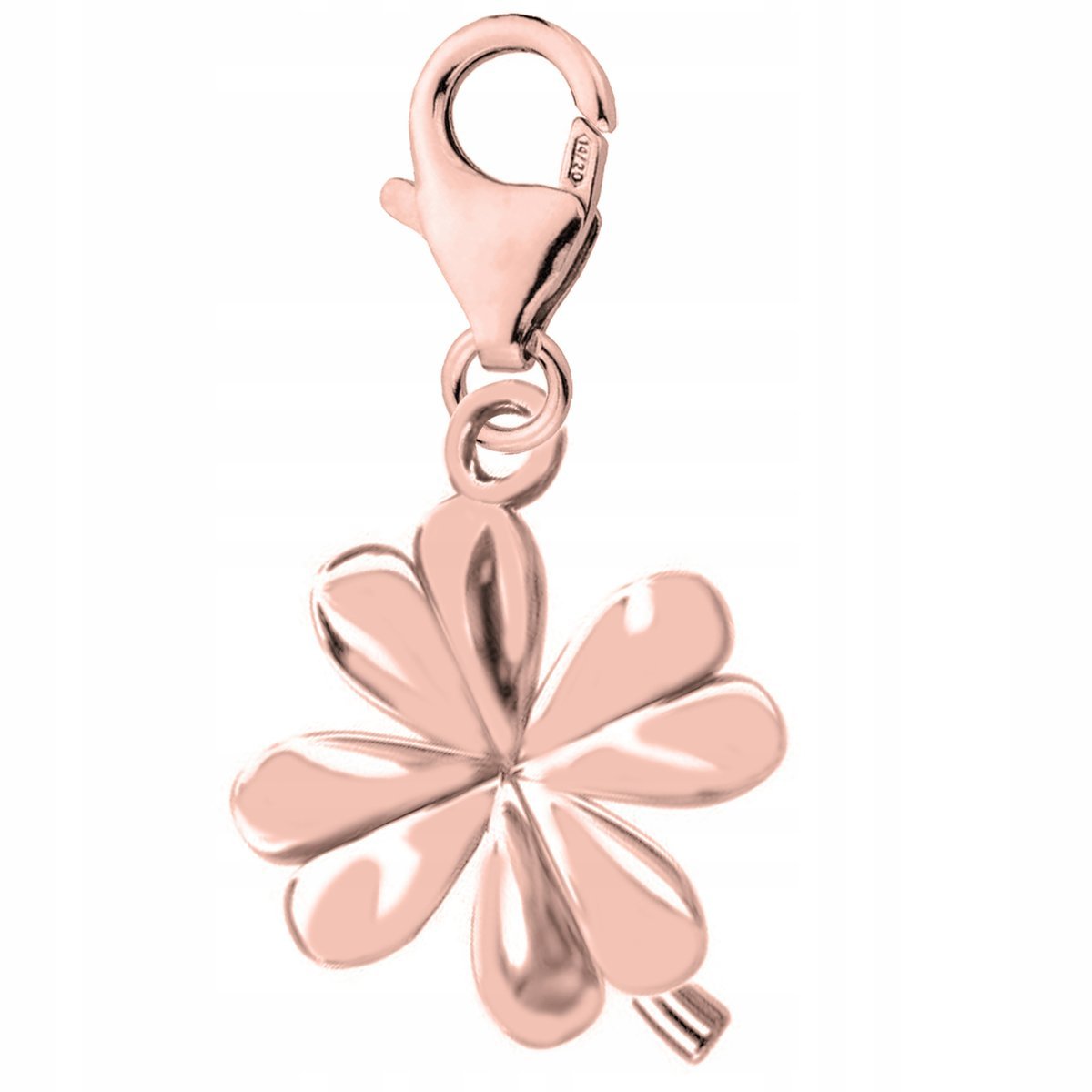 Zawieszka Pozłacana Czterolistna Koniczyna Koniczynka Clover SREBRO 925