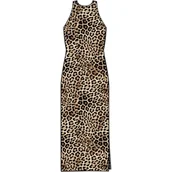 Sukienki - Sukienka damska Puma LEO LUXE SLIM AOP brązowa 63233987 - miniaturka - grafika 1