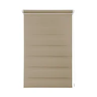 Rolety - Roleta dzień noc 85/81x140 cm Juno Trench ciemno kremowa - miniaturka - grafika 1