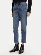 Spodnie damskie - Armani Exchange Jeansy XW000073 AF12845 MB001 Niebieski Boyfriend Fit - miniaturka - grafika 1