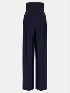 NORMA KAMALI Spodnie palazzo KK2247PL014951 Granatowy Wide Leg - Spodnie damskie - miniaturka - grafika 1