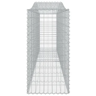 VidaXL Kosze gabionowe, 5 szt, 400x50x100/120 cm, galwanizowane żelazo - Ogrodzenia - miniaturka - grafika 6