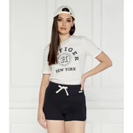 Koszulki i topy damskie - Tommy Hilfiger T-shirt REG VARSITY | Comfort fit - miniaturka - grafika 1