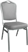Fotele i krzesła biurowe - Krzesło Vega bankietowe konferencyjne stelaż szary MG17 - miniaturka - grafika 1