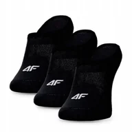 Skarpetki męskie - Skarpetki Męskie 4F Stopki Skarpety Czarne Niskie 3 Pary Zestaw 39-42 - miniaturka - grafika 1