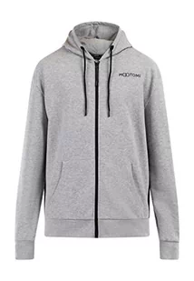 Hootomi męska bluza z kapturem, duże rozmiary, szara, M, szary, M - Bluzy męskie - miniaturka - grafika 1