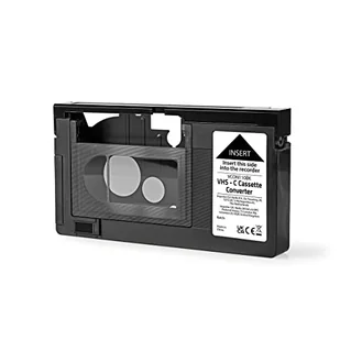 Nedis VCON110BK część zamienna do sprzętu AV Kompaktowy adapter do kaset wideo - Złącza, przejściówki, adaptery - miniaturka - grafika 1