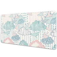 Podkładki na biurko - Mata na biurko dla dzieci Bajkowe niebo 90x45 cm - miniaturka - grafika 1