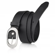 Paski - Skórzany pasek damski ze skóry naturalnej 115/130 cm Betlewski - miniaturka - grafika 1