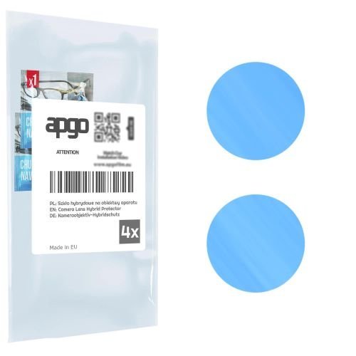 4x szkło hybrydowe na aparat obiektyw kamerę 9H do ZTE Blade A54 - apgo hybrid Camera Lens Protector
