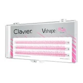 Sztuczne rzęsy i akcesoria - Kępki Rzęs V shape Colour 10,12,14mm - Pink, Mix - miniaturka - grafika 1