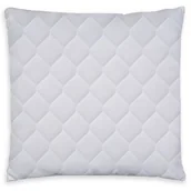 Poduszki - Poduszka Z Mikrofibry 80X80Cm Do Spania, Biała Pikowana, - miniaturka - grafika 1