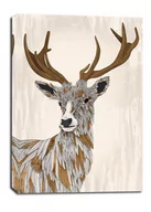 Obrazy i zdjęcia na płótnie - Feathered Deer - obraz na płótnie Wymiar do wyboru: 60x80 cm - miniaturka - grafika 1