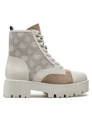 Botki damskie - Guess Botki Vaina2 FLTSL2 ELE10 Écru - miniaturka - grafika 1