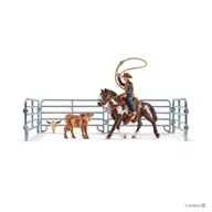 Figurki dla dzieci - Schleich 41418 KOWBOJ ŁAPIĄCY NA LASSO SCH41418 - miniaturka - grafika 1