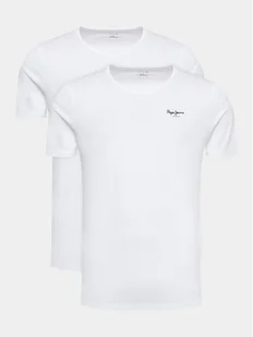 Pepe Jeans Komplet 2 t-shirtów Pepe Tshirt 2P PMU10976 Biały Regular Fit - Koszulki męskie - miniaturka - grafika 1