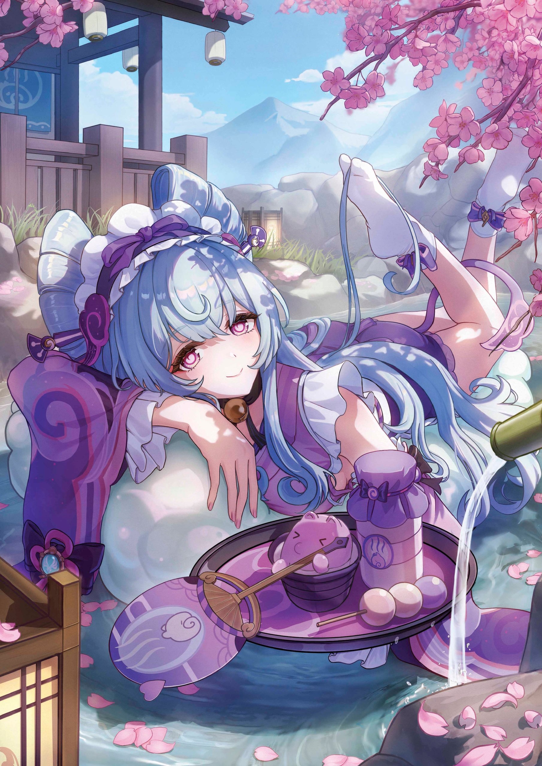 Plakat A3 Genshin Impact Anime Gra Yumemizuki Mizuki