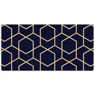 Podkładki na biurko - Podkładka ochronna na biurko Złoty wzór 120x60 cm, Dywanomat - miniaturka - grafika 1